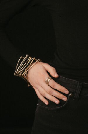 PULSERA SQUARE BRONCE