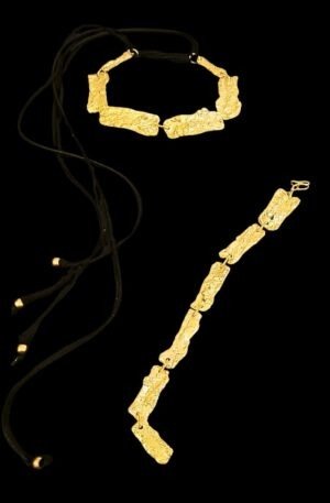 CHOCKER + COLGANTE DESMONTABLE KORALLI LONG BRONCE