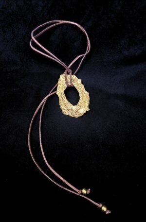 COLGANTE BROCHE KORALLI BRONCE