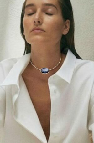 GARGANTILLA + DIJE REVERSIBLE LAPISLAZULI