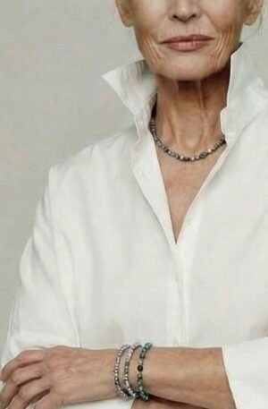 PULSERA PIEDRAS NATURALES Y PLATA